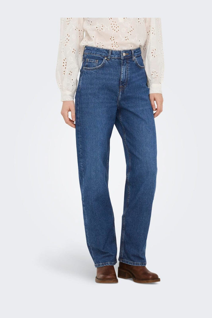 JDY - Jdybailey Barrel Jeans - 5074353 Medium Blue Denim