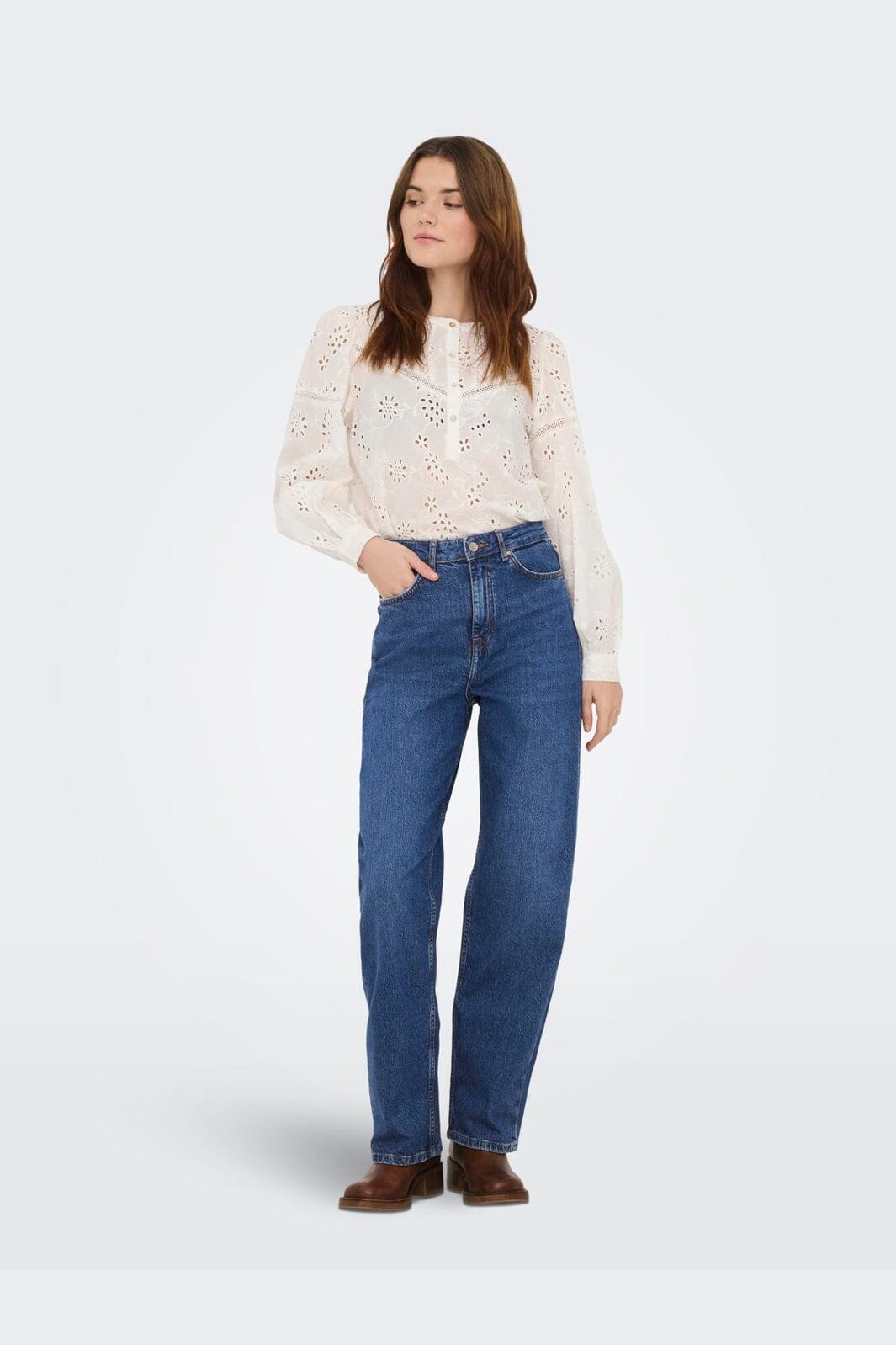 JDY - Jdybailey Barrel Jeans - 5074353 Medium Blue Denim