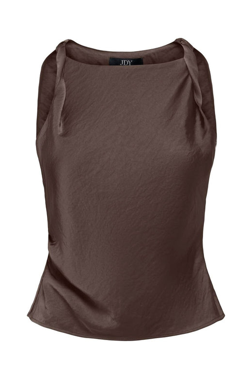JDY - Jdycordelia Fitted S/L Top - 5172022 Chocolate Brown