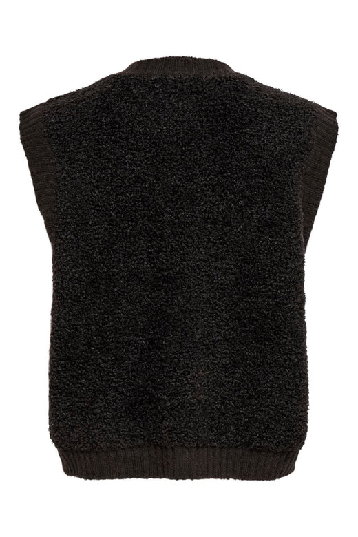 JDY - Jdyeira Life S/L On Button Vest Knt - 5105887 Chocolate Torte