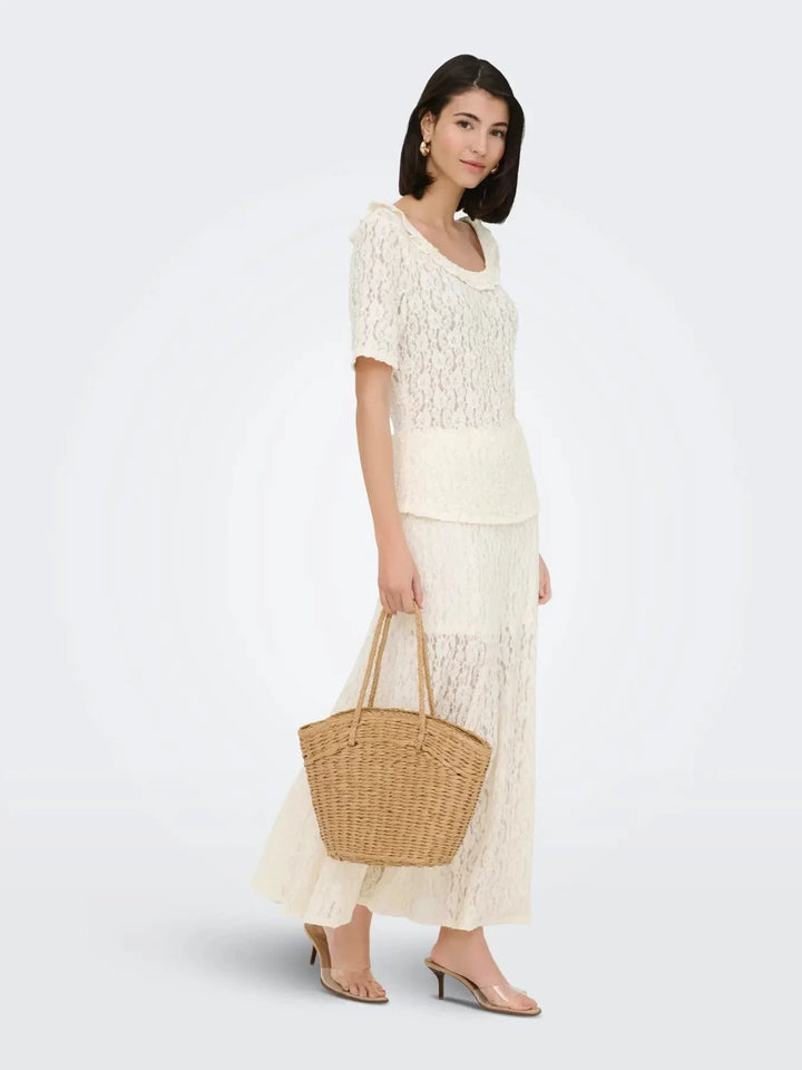 JDY - Jdygallas Long Lace Skirt - 4987045 Pristine Nederdele 