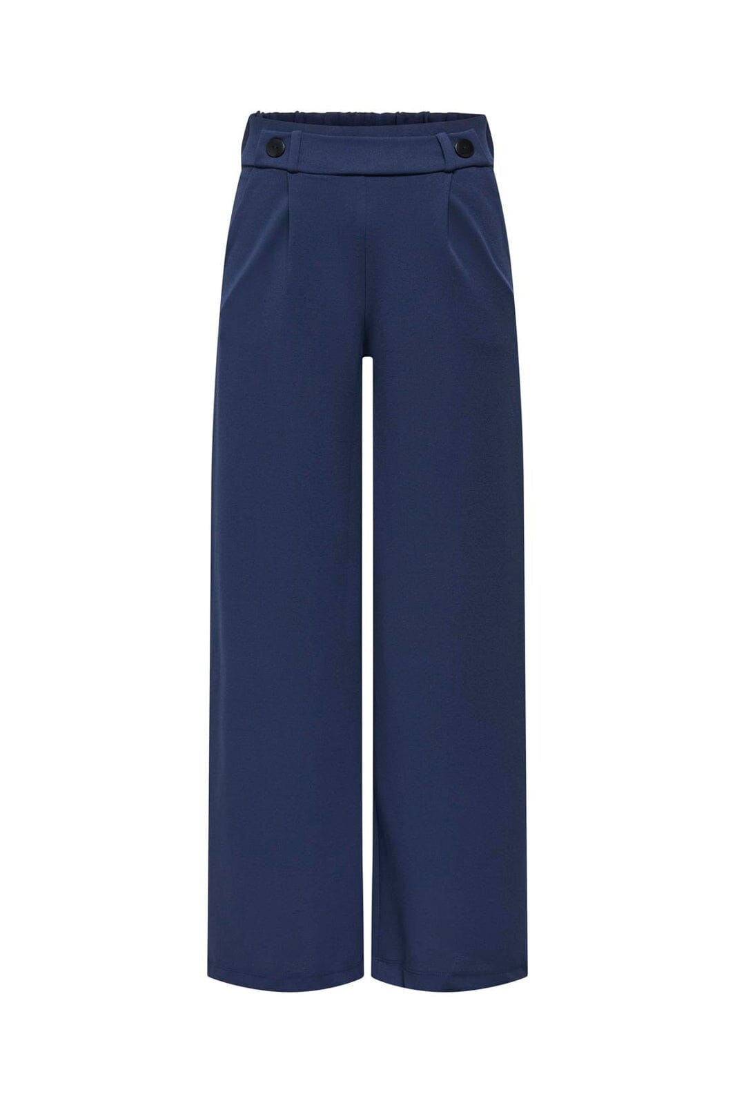 JDY - Jdygeggo Life New Long Pant - 3867052 Black Iris Black Buttons