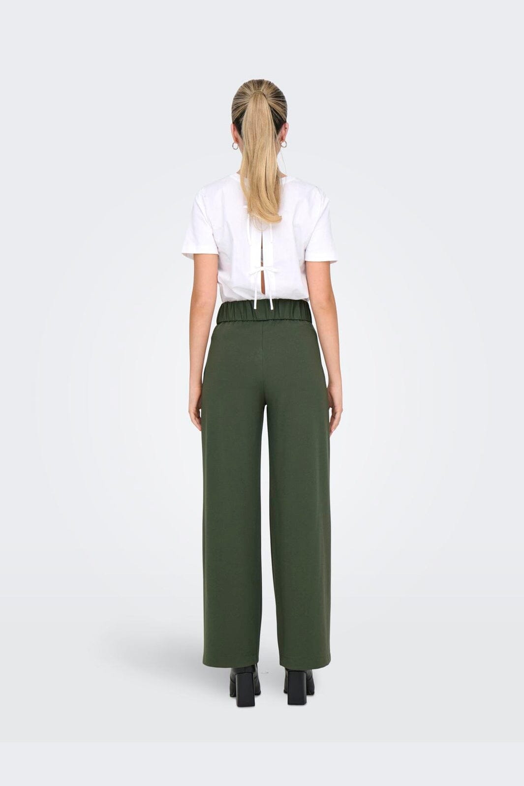 JDY - Jdygeggo Life New Long Pant - 4661283 Kambaba Black Buttons