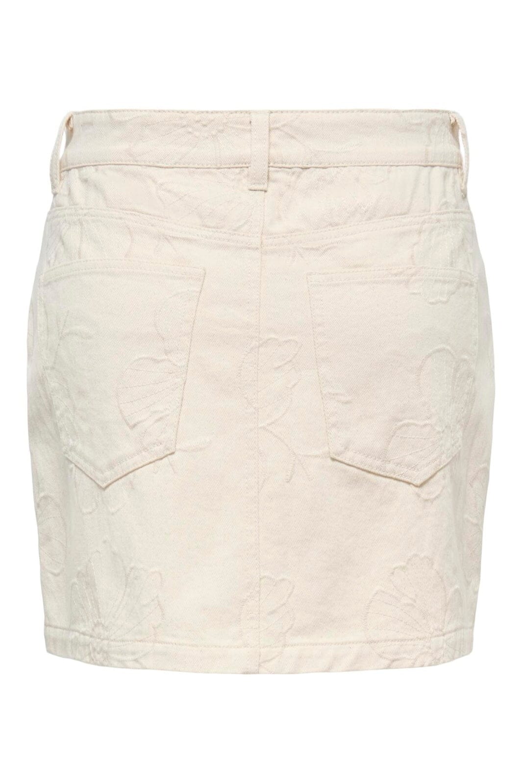 JDY - Jdyhavanna Emb Skirt - 5140649 Ecru