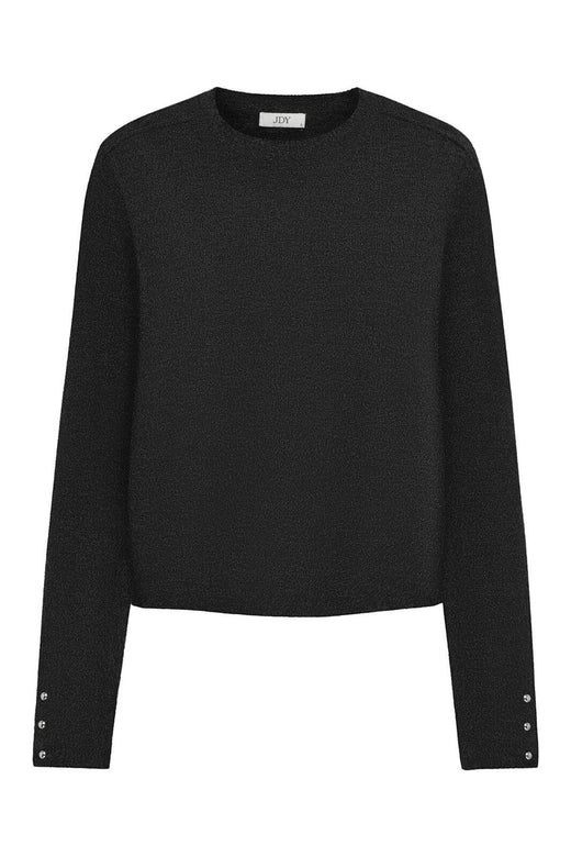 JDY - Jdyhoney Life L/S O-Neck Pullover Knt - 4931983 Black