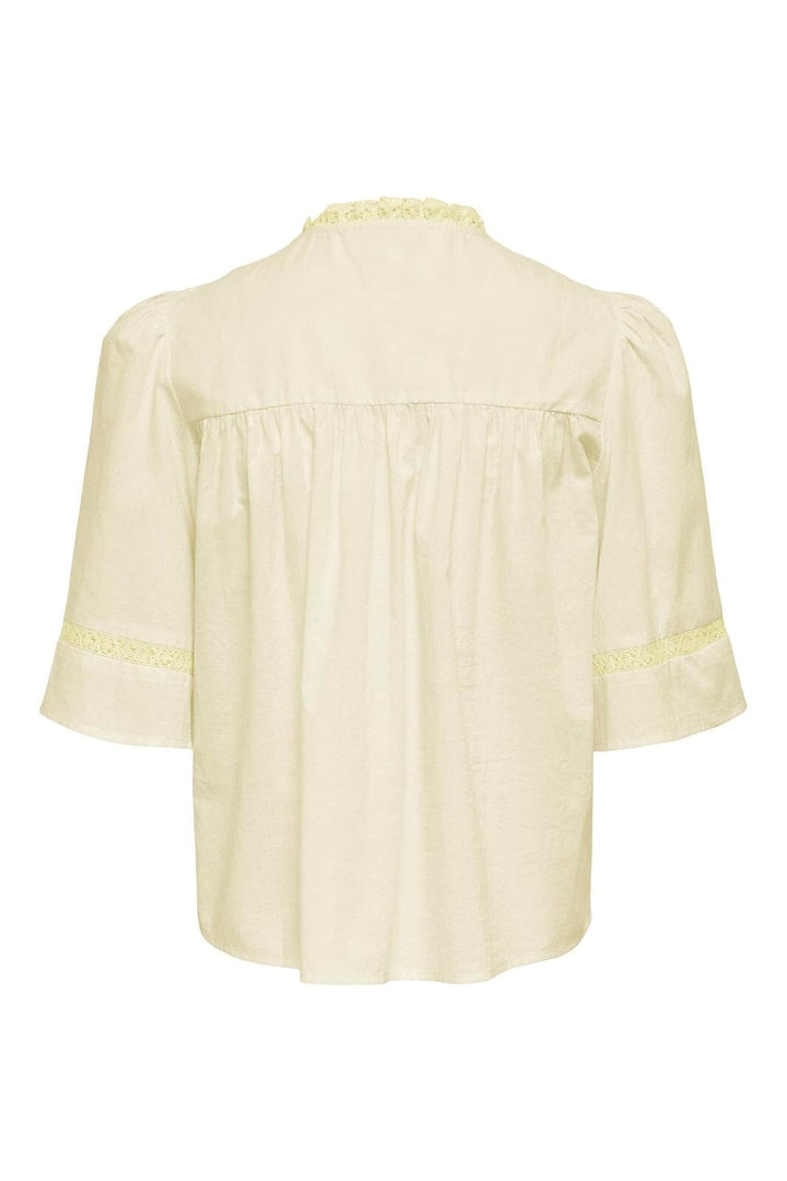 JDY - Jdyjulie 2/4 Lace Detail Top - 5026891 Pear Sorbet