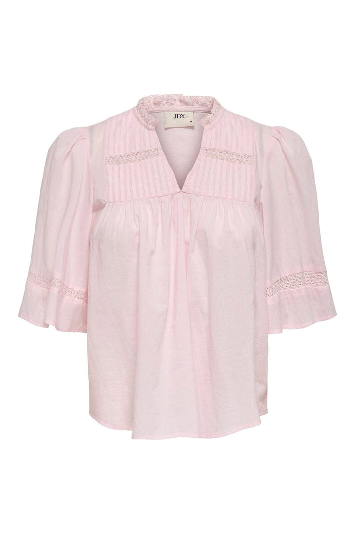 JDY - Jdyjulie 2/4 Lace Detail Top - 5026893 Festival Bloom