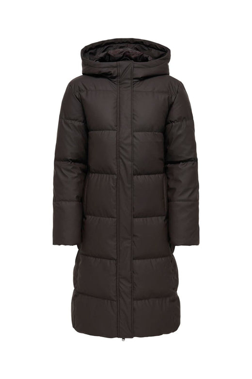 JDY - Jdykamma Water Long Puffer Sij - 5074870 Chocolate Torte