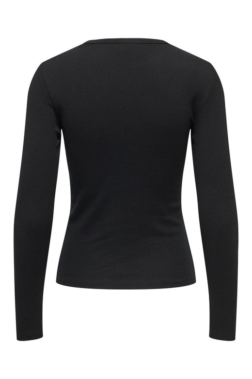 JDY - Jdylucky L/S O Neck New Top - 5106633 Black