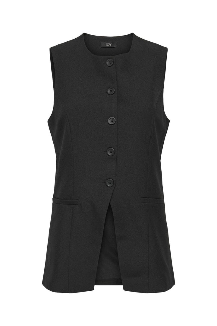 JDY - Jdymolly S/L Waistcoat - 4991380 Black