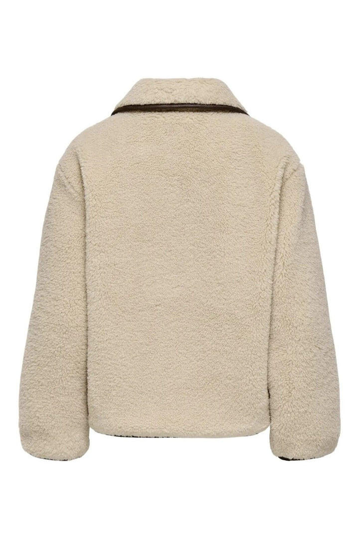 JDY - Jdynoella Life Teddy Jacket - 4925166 Cement