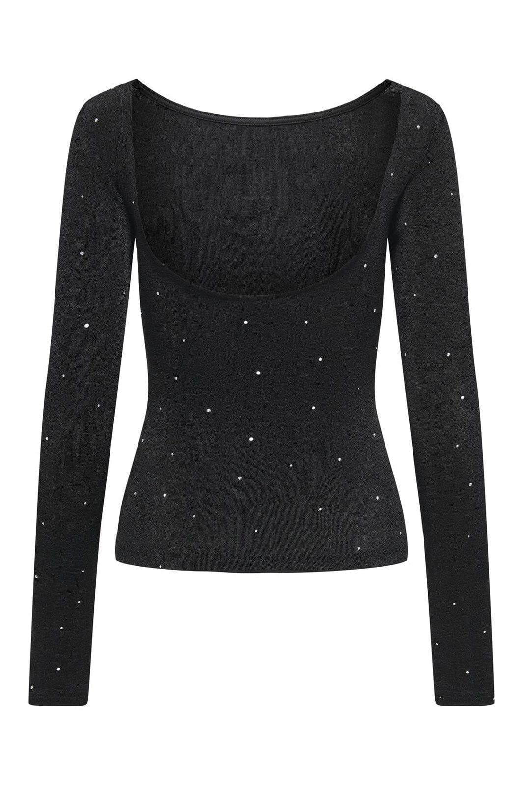JDY - Jdyprime L/S Deep Back Top - 4840314 Black Stones