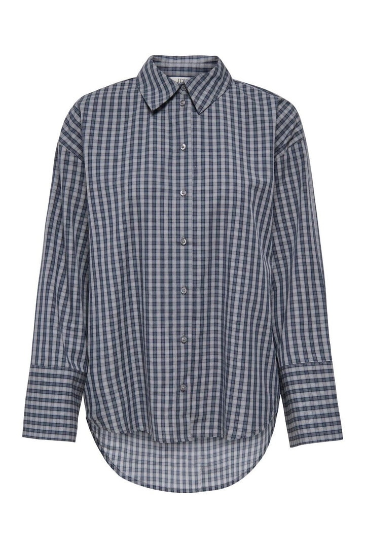 JDY - Jdyserena L/S Shirt - 5115070 Dark Grey Melange Black Iris