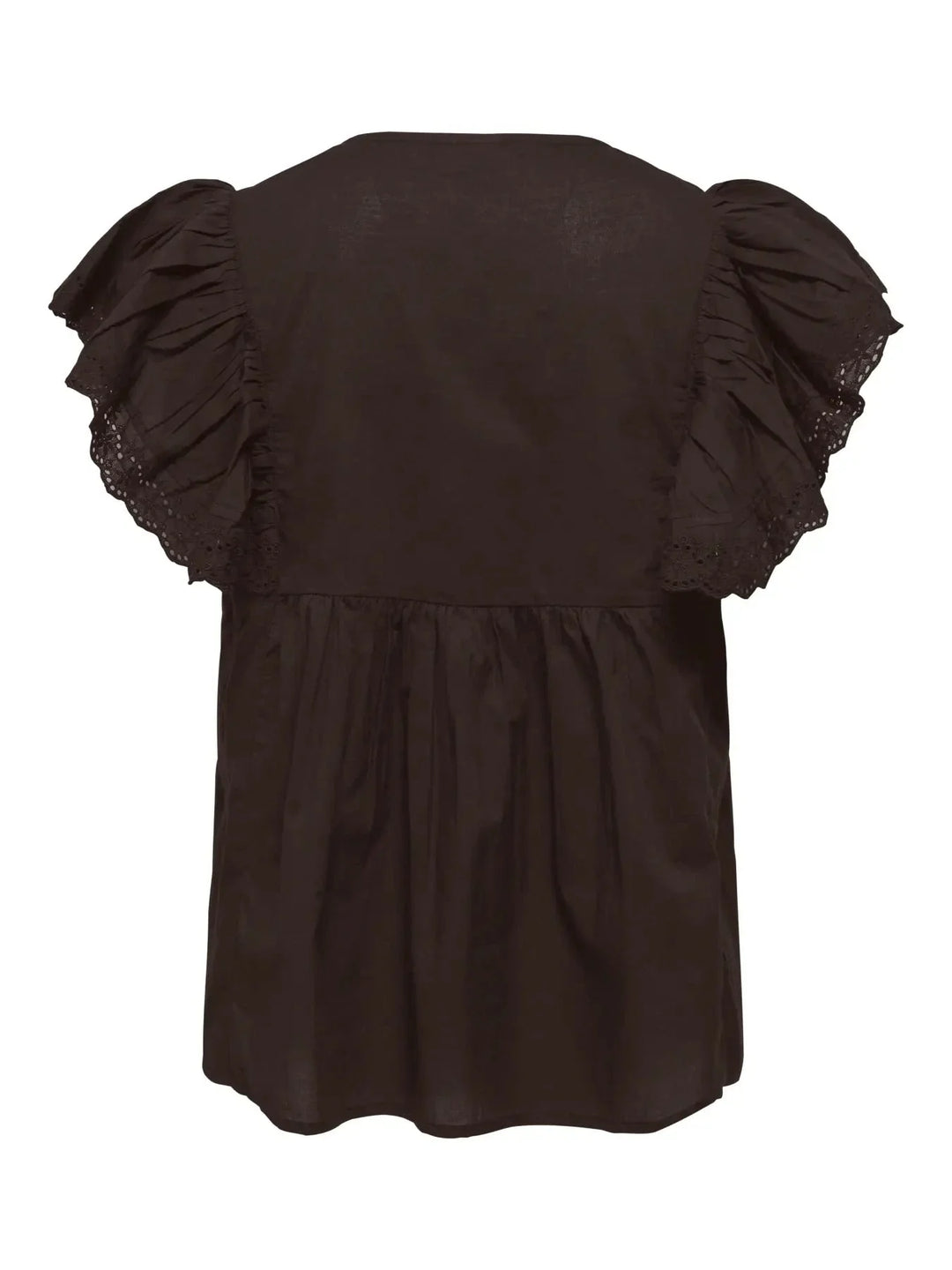 JDY - Jdysigga S/S Top - 5049072 Chocolate Torte Toppe 