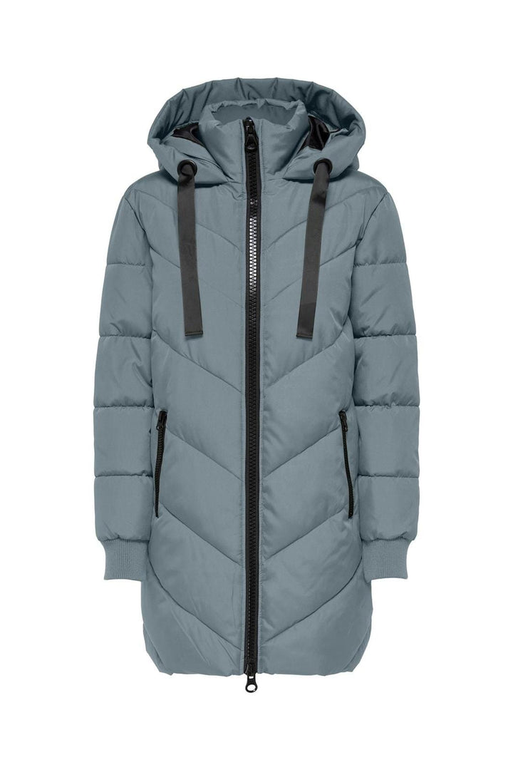 JDY - Jdyskylar Life Hood Jacket - 4050095 Stormy Weather Black