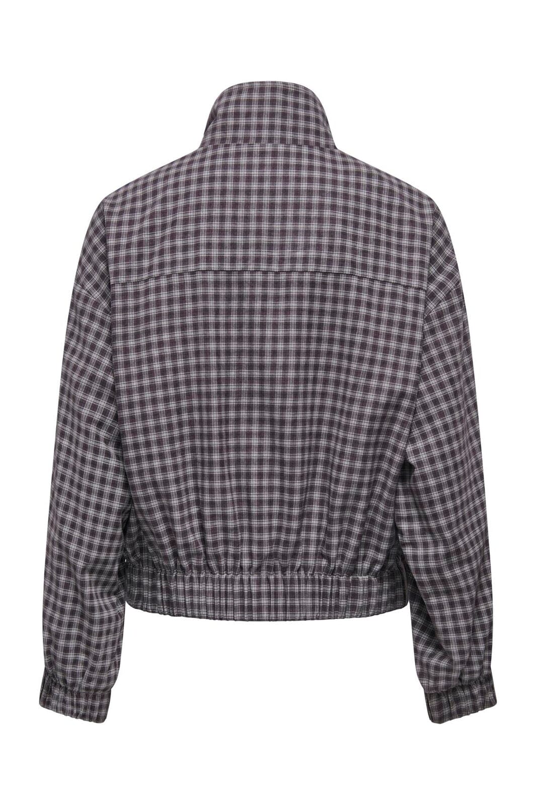 JDY - Jdysoline L/S Check Jacket - 5112770 Chocolate Plum Blue Checks