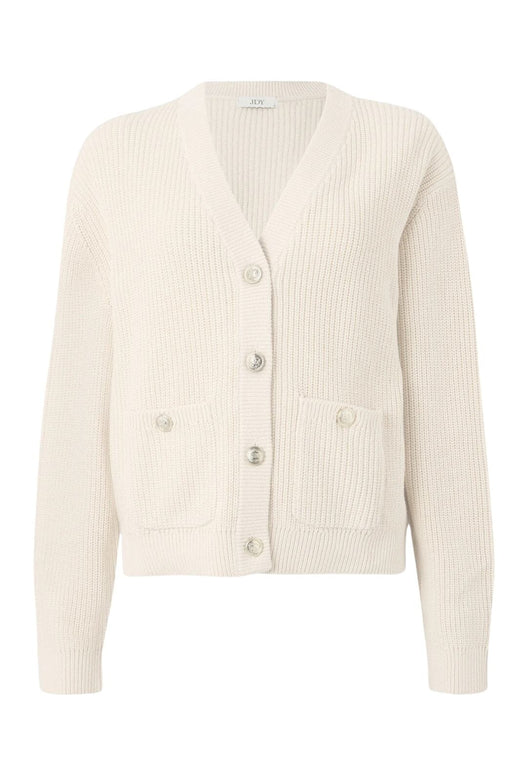 JDY - Jdystella L/S V-Neck Cardigan Knt - 4944914 Whitecap Gray Cardigans 