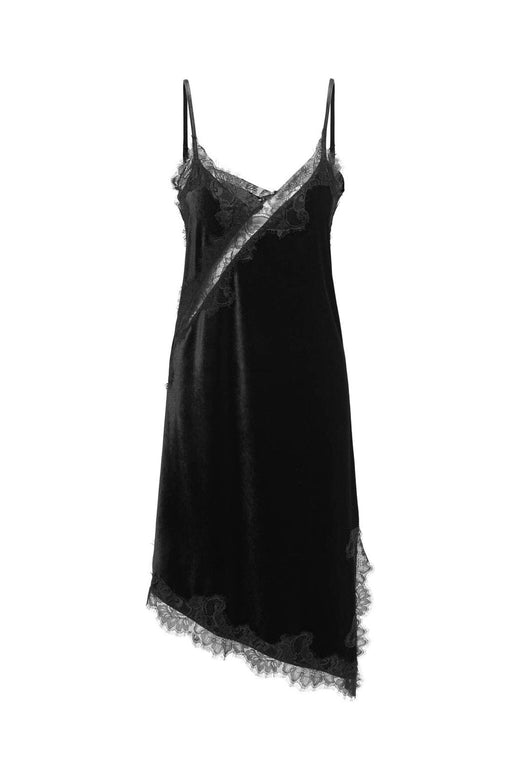 JDY - Jdyvalerie S/L Velvet Lace Dress - 5121628 Black
