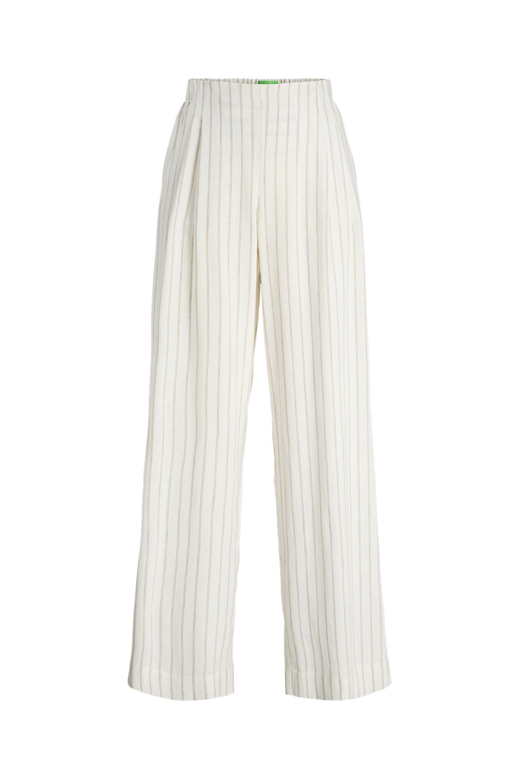 Jjxx - Jxalmira Linen Blend Pant Ln - 4919744 Blanc De Blanc Silver Mink