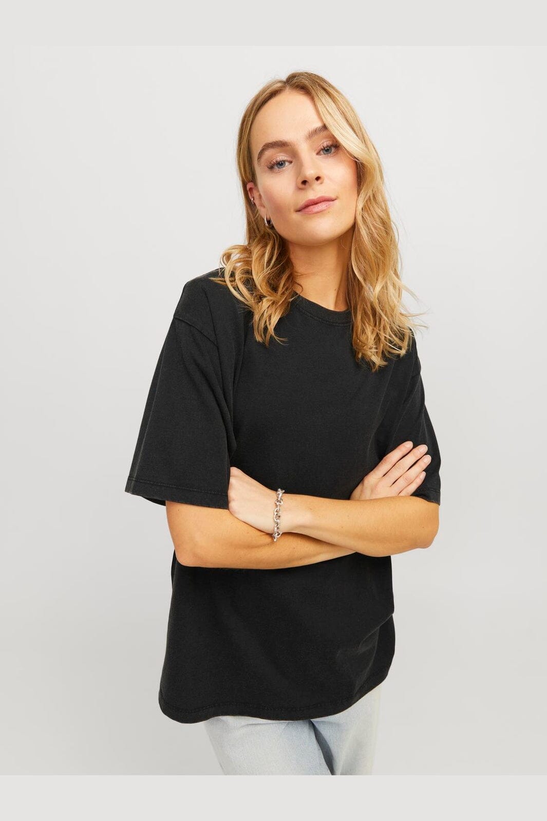 Jjxx - Jxandrea Wash Loose Ss Tee Sn - 4685637 Black