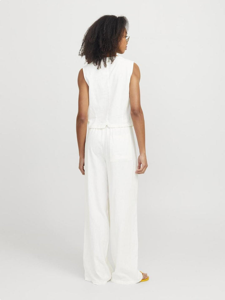 Jjxx - Jxbreeze Flora Summer Pants Sn - 4653036 Blanc De Blanc