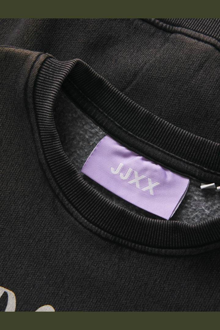 Jjxx - Jxbritta Rlx Ls Crew Swt - 4808882 Black Wild And Free