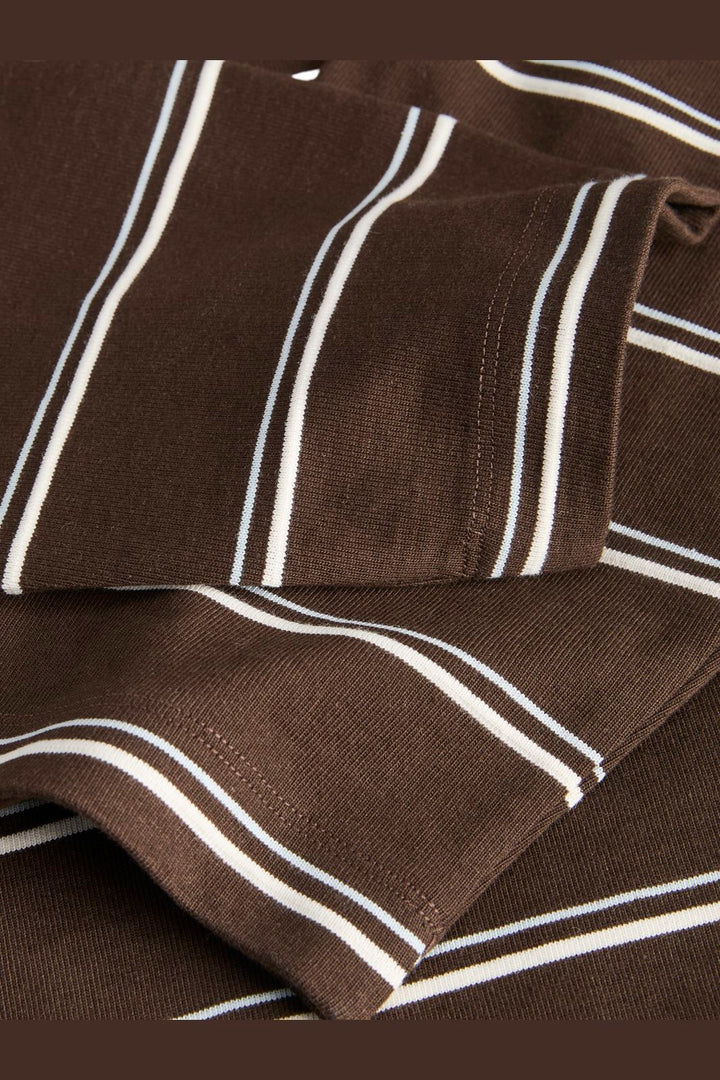 Jjxx - Jxella Ls Stripe Polo - 5136761 Demitasse Vanilla Ice