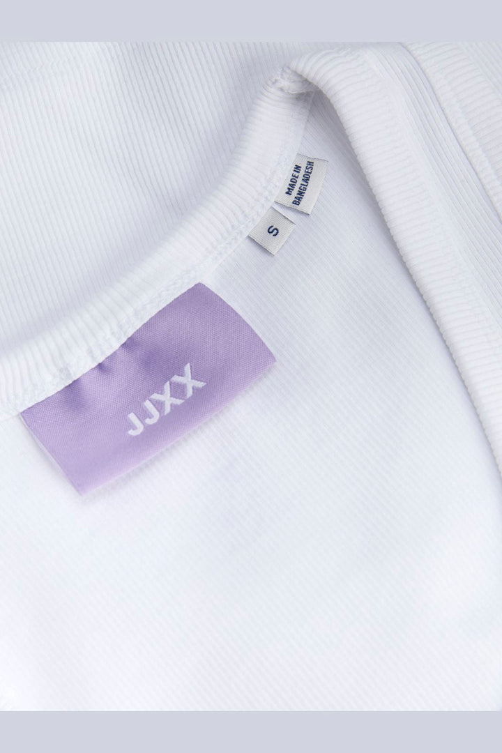 Jjxx - Jxfrida Sl U-Neck Top - 4792639 Bright White