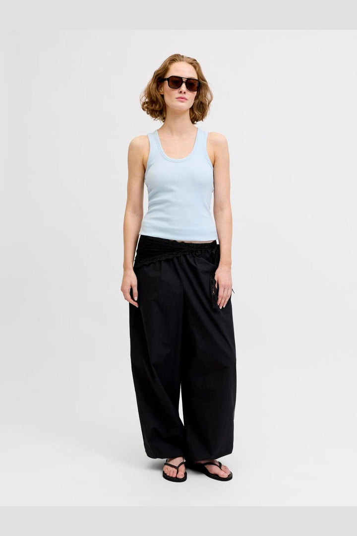 Jjxx - Jxfrida Sl U-Neck Top - 5003195 Skyway