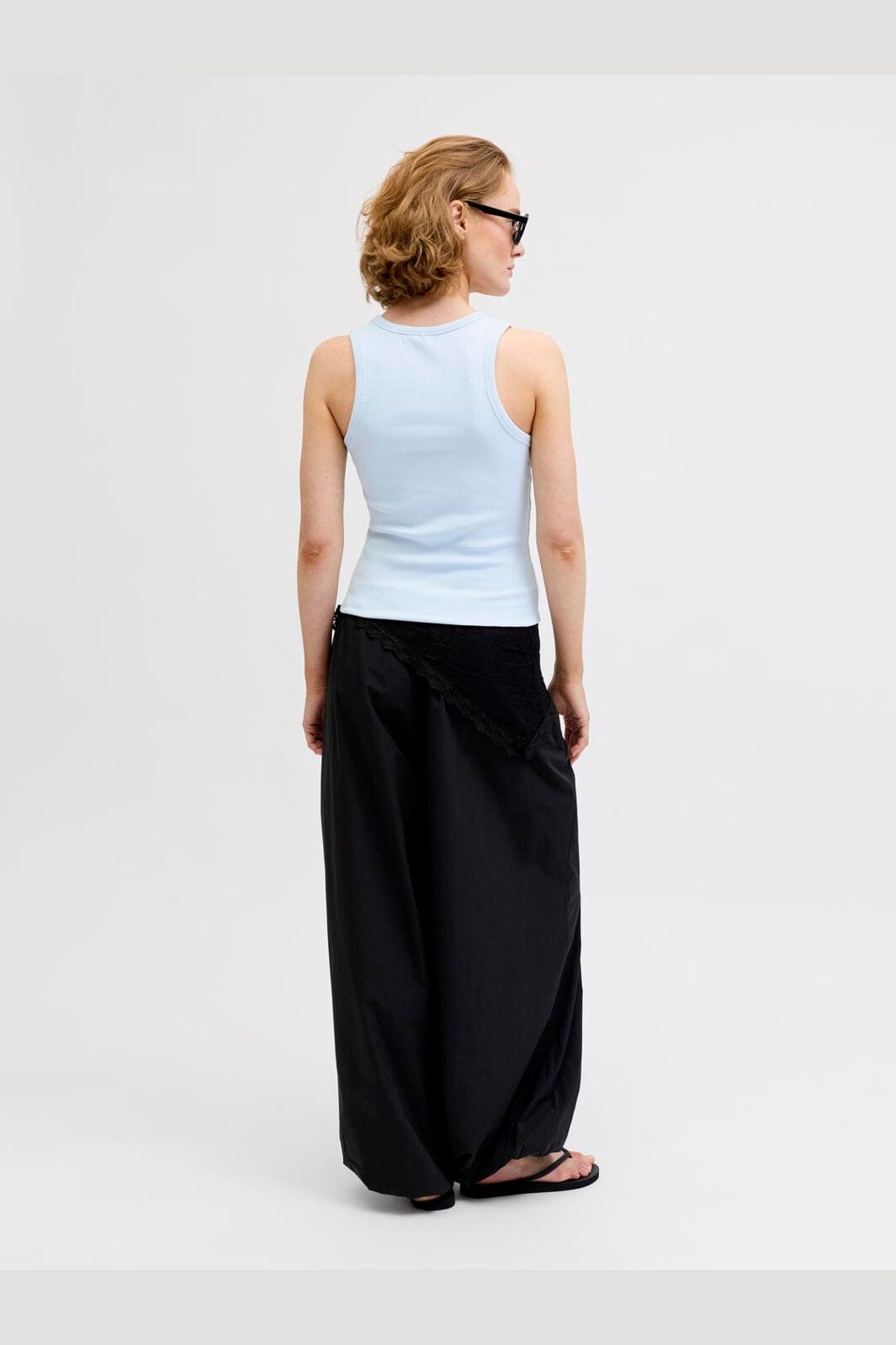 Jjxx - Jxfrida Sl U-Neck Top - 5003195 Skyway