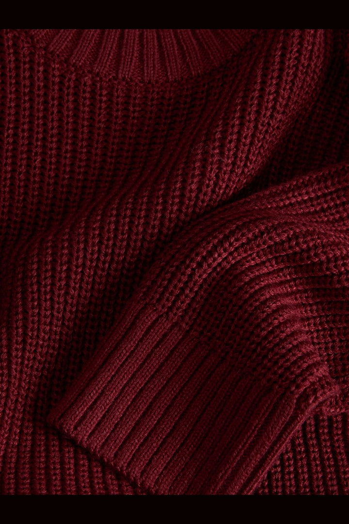 Jjxx - Jxglobal Crew Neck Knit - 4897324 Cabernet