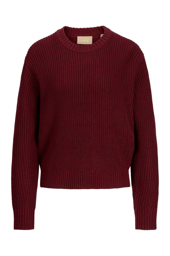 Jjxx - Jxglobal Crew Neck Knit - 4897324 Cabernet