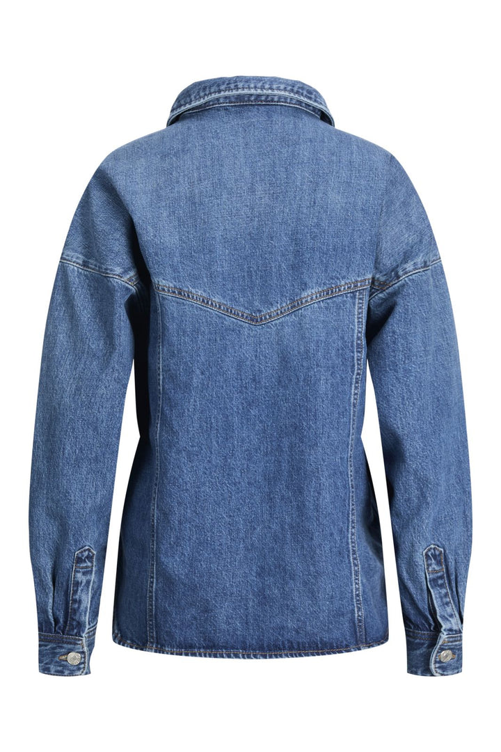 Jjxx - Jxjamila Ls Denim Overshirt R282 Ln - 4825649 Medium Blue Denim
