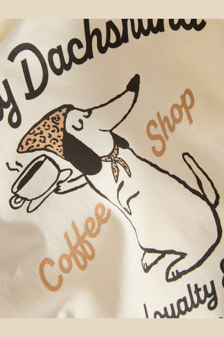 Jjxx - Jxmillow Loose Ss Tee - 5184933 Egret The Daily Dachshund