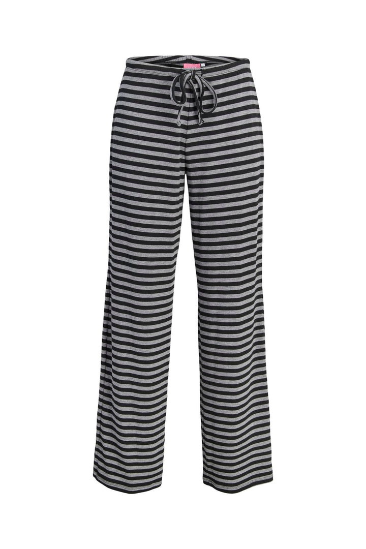 Jjxx - Jxpaula Stripe Pant Ln - 5129754 Black Grey
