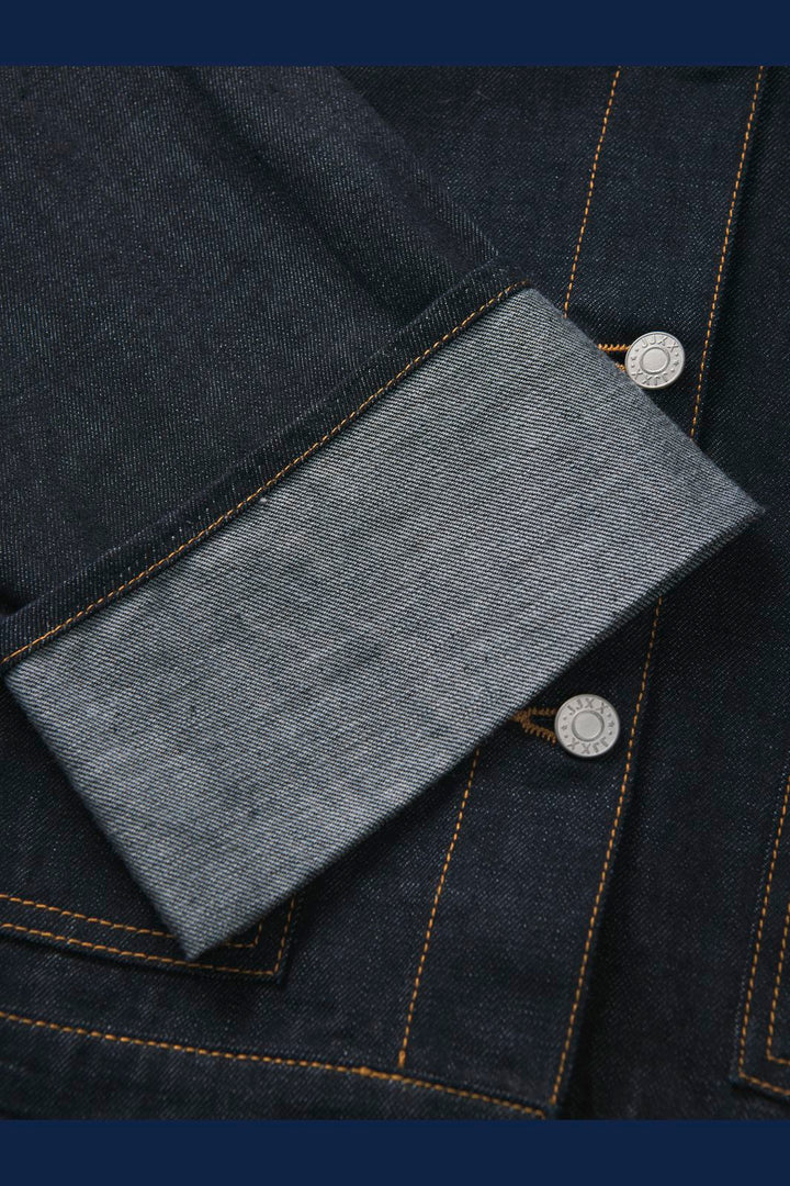 Jjxx - Jxvega Denim Jacket Fold Up R269 - 4825511 Dark Blue Denim