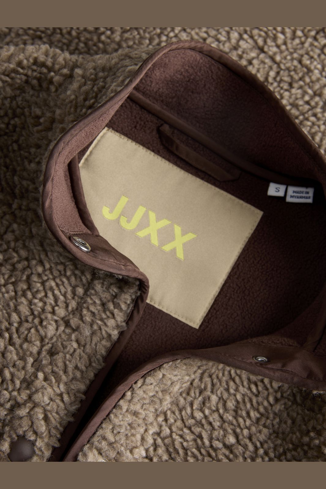 Jjxx - Jxvera Teddy Jacket - 5081306 Bungee Cord Melange