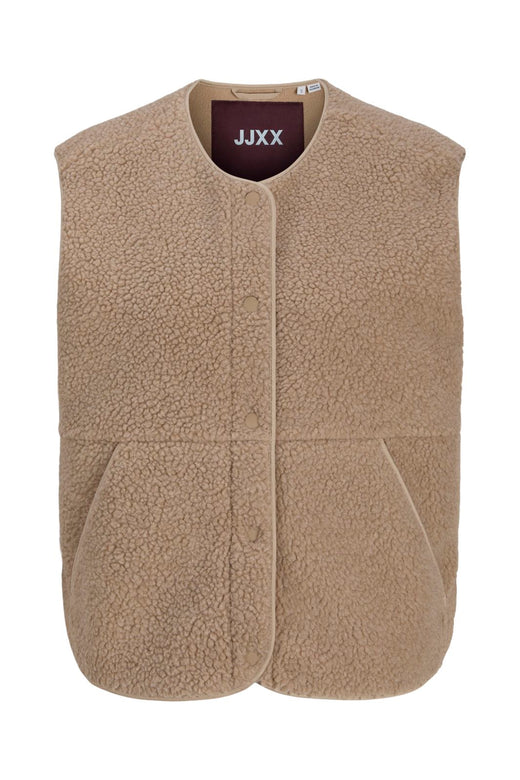 Jjxx - Jxvera Teddy Vest - 5038172 Humus Melange