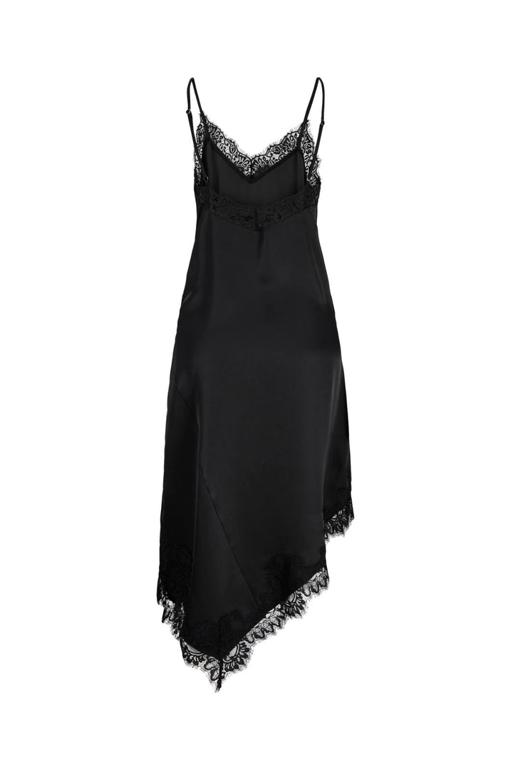 Jjxx - Jxvima Satin Sl Lace Mix Dress Ln - 5107926 Black