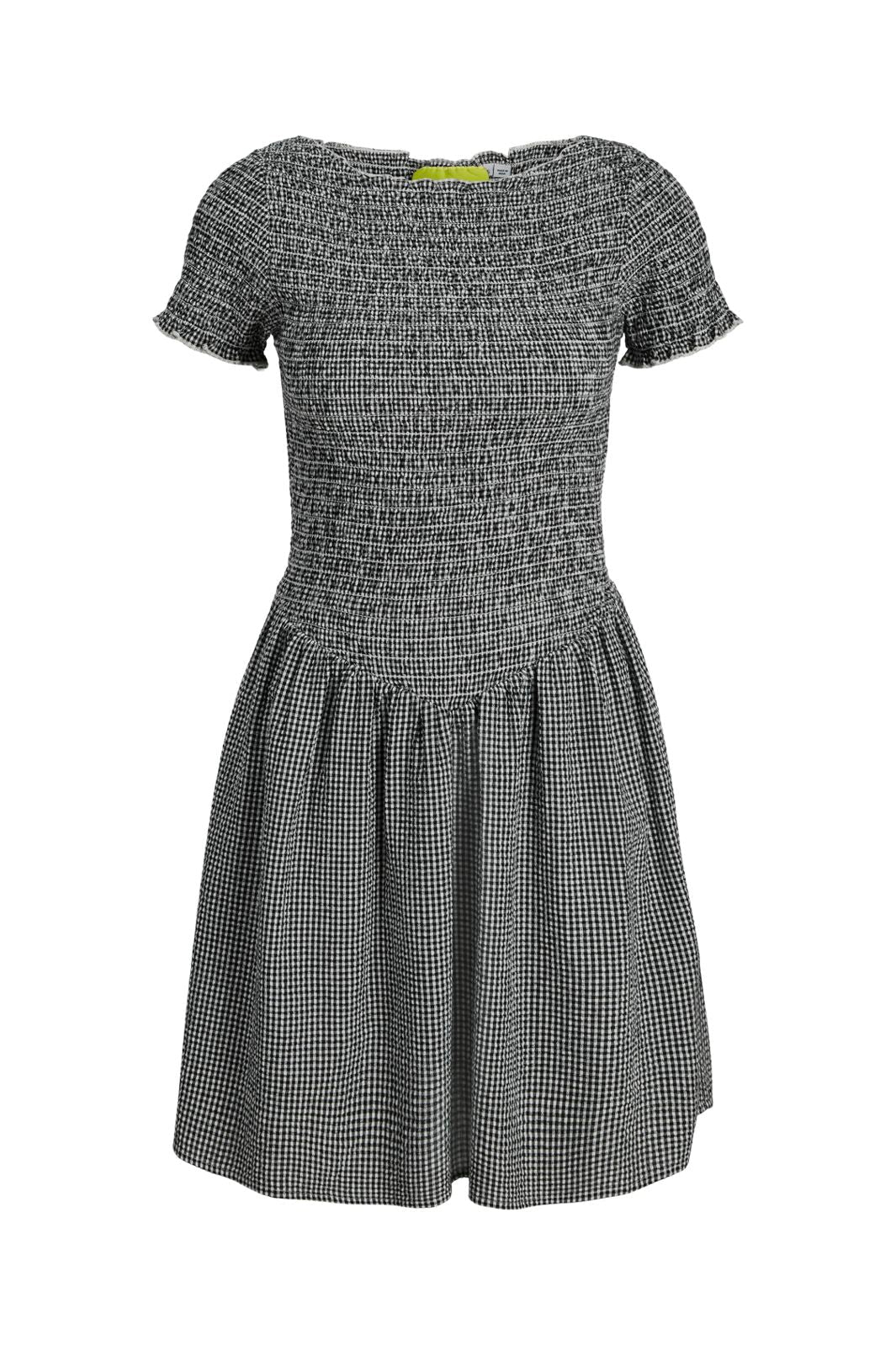 Jjxx - Jxzoe Seersucker Ss Smock Dress - 4984824 Black Blanc De Blanc