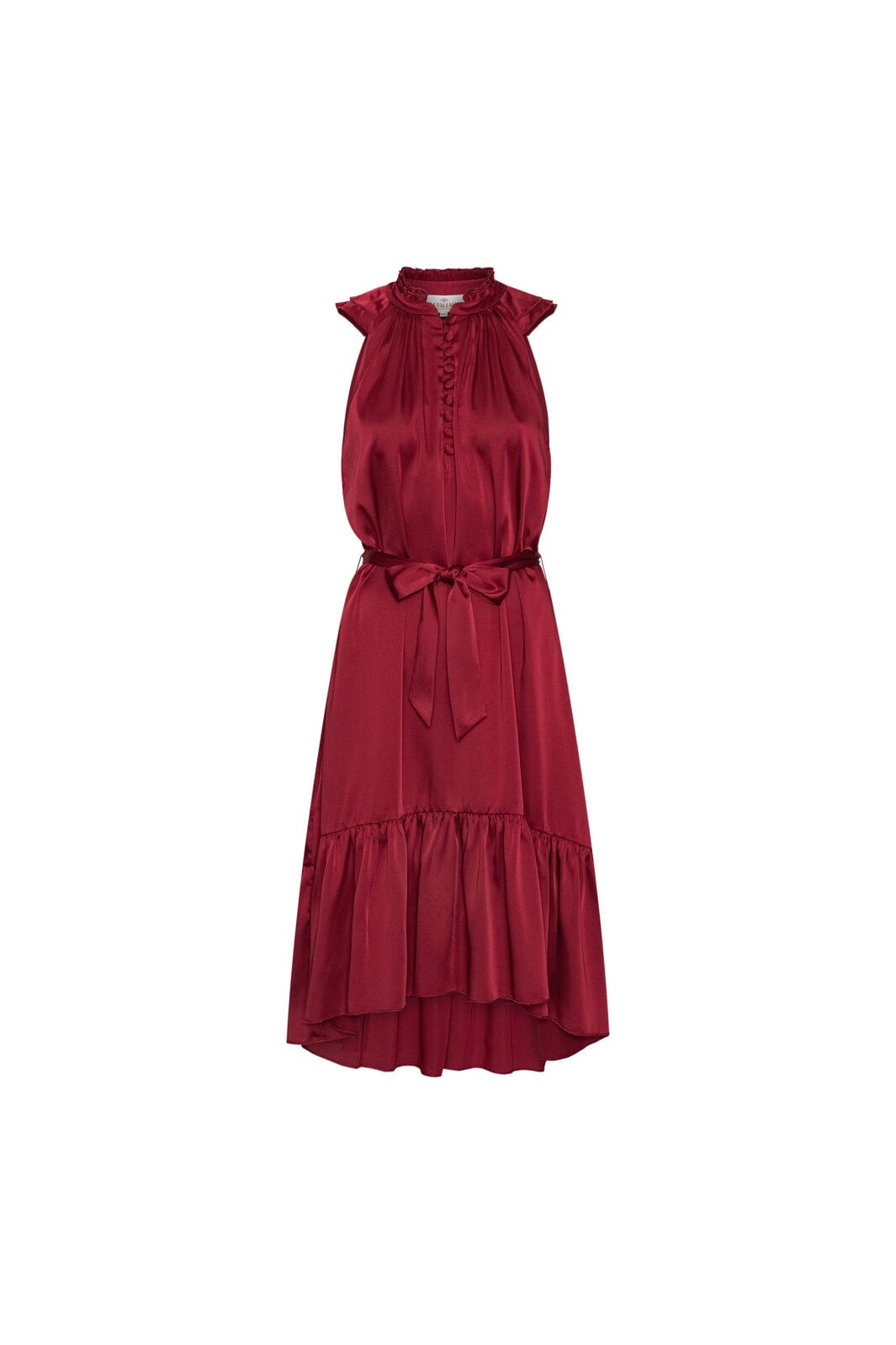 Karmamia - Anna Dress 2581 - Hammered Maroon