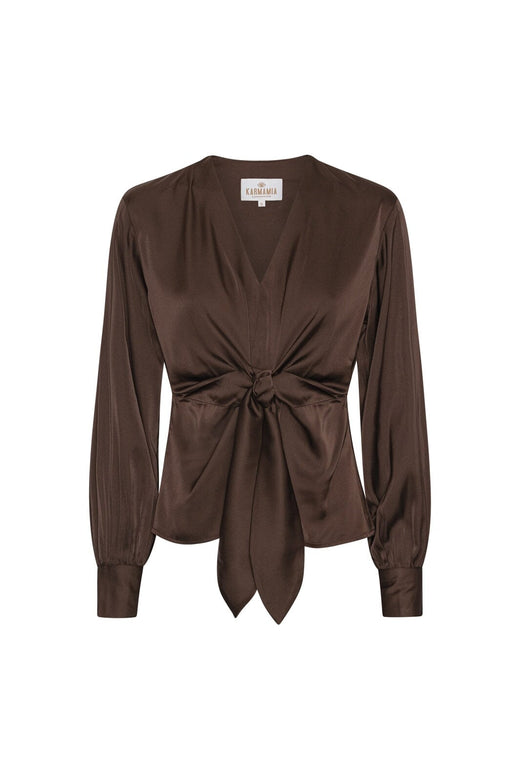 Karmamia - Blair Blouse 2591 - Cocoa