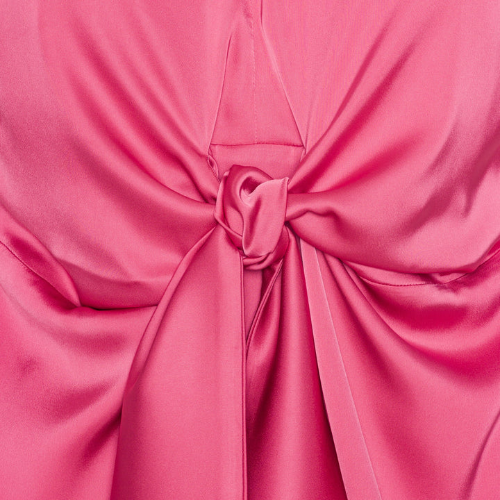 Karmamia - Blair Blouse (Short) 2182 - Semi Rich Bright Pink Bluser 