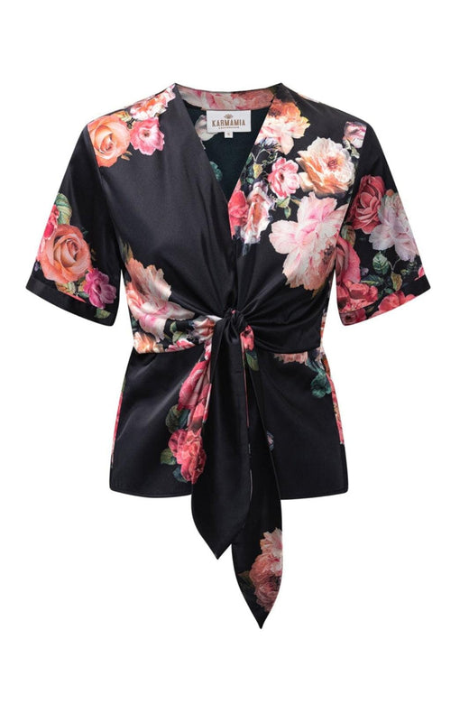 Karmamia - Blair Blouse (Short) 2388 - Fiori Noir
