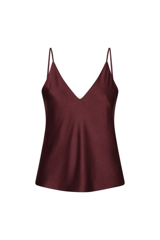 Karmamia - Camisole Top 2592 - Semi Rich Wine