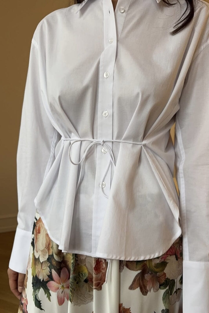 Karmamia - Edie Shirt 2101 - Cloud White Skjorter 