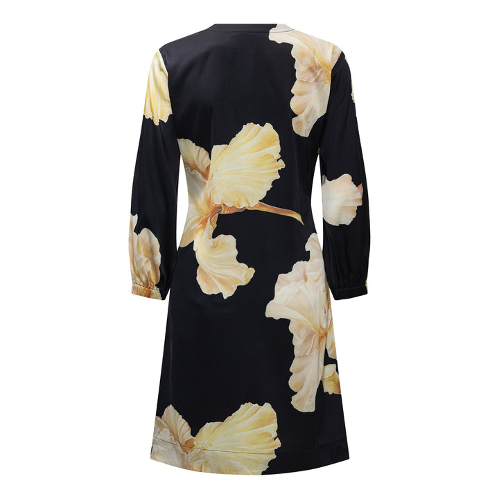 Karmamia - Faye Mini Dress 2350 - Gold Maxi Flower Kjoler 