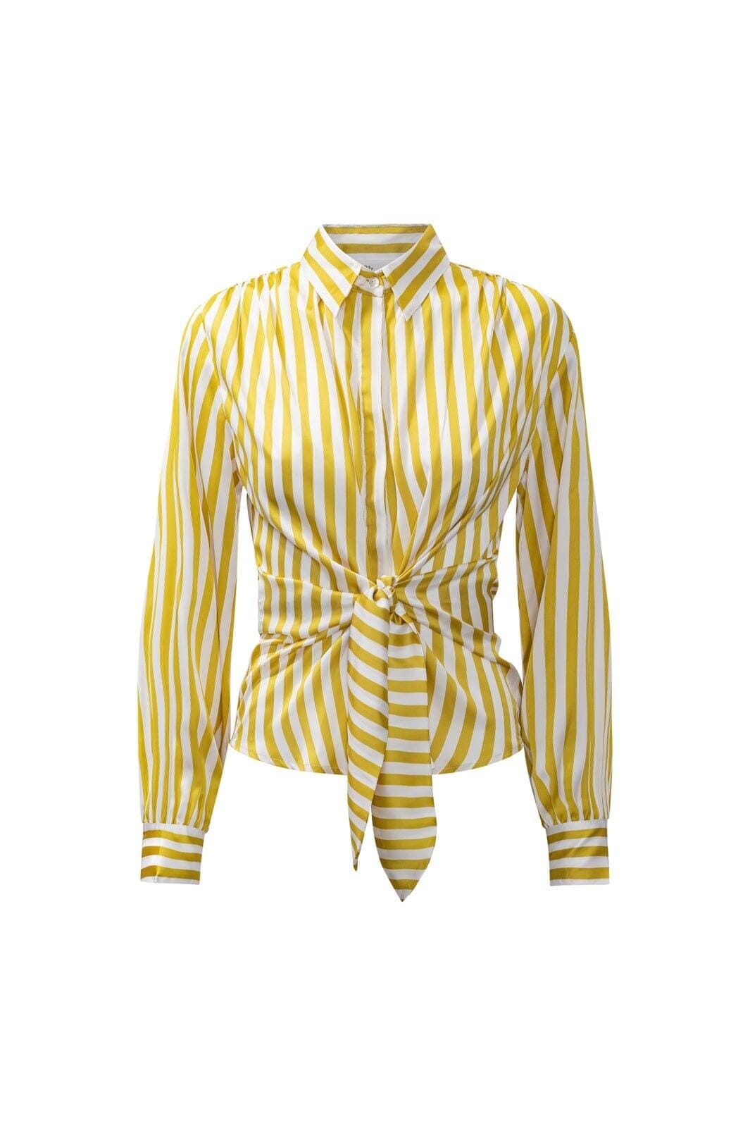 Karmamia - Lee Shirt 2345 - Yellow Stripe