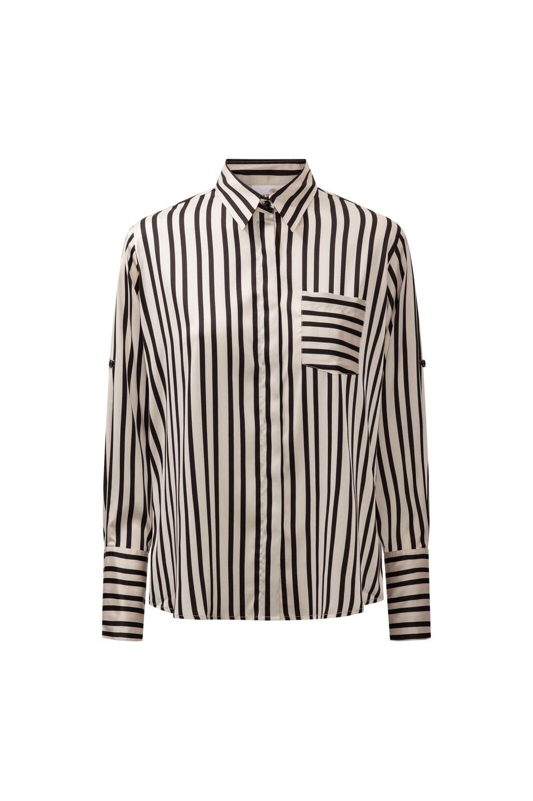 Karmamia - Mason Shirt 2353 - Black Stripe