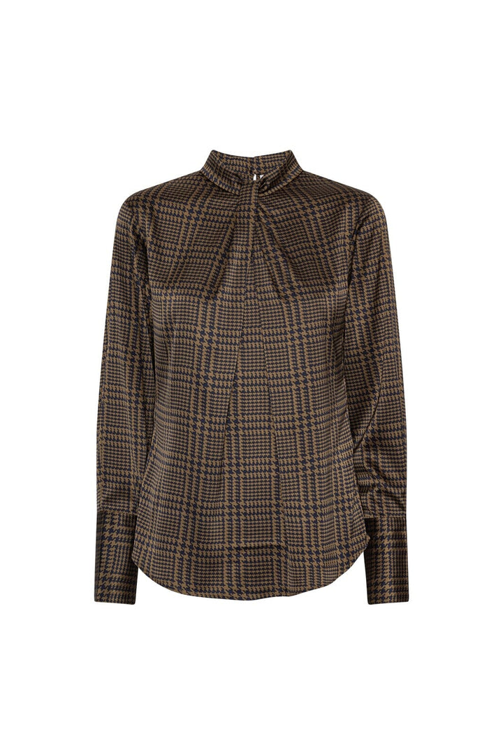 Karmamia - Tara Blouse 2514 - Houndstooth
